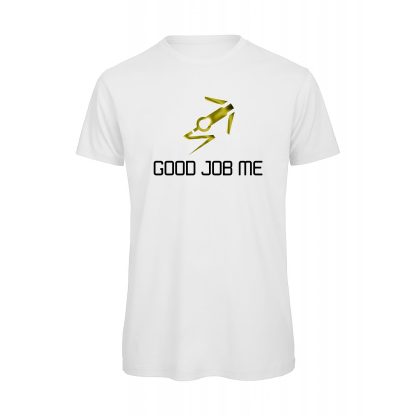 T-shirt-Pathfinder-Legends-Good-Job-uomo-apex-videogiochi-cotone-organico-Boostit-bianco