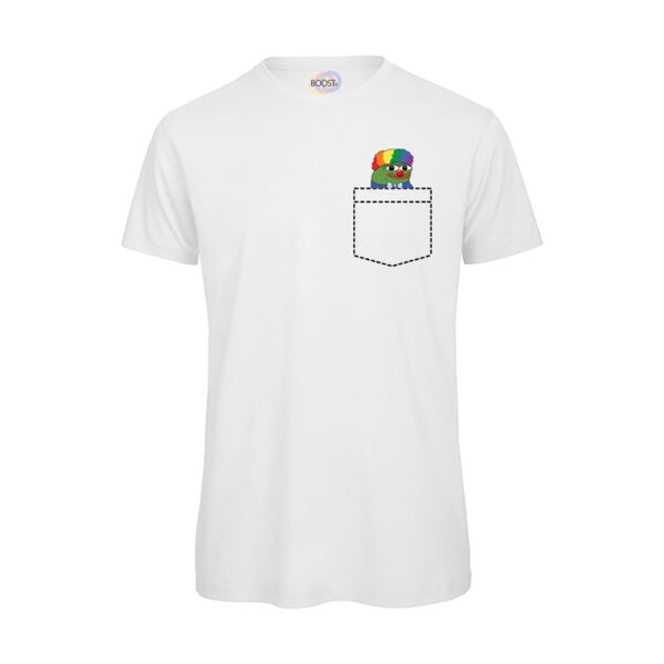T-shirt-maglietta-uomo-peepoclown-twitch-emote-cotone-organico-bianco-boostit