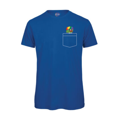 T-shirt-maglietta-uomo-peepoclown-twitch-emote-cotone-organico-blu-boostit