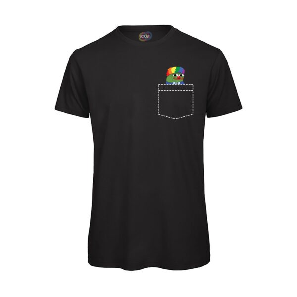 T-shirt-maglietta-uomo-peepoclown-twitch-emote-cotone-organico-nero-boostit