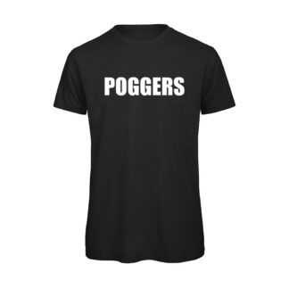 T-shirt-emote-twitch-poggers-Maglietta-uomo-Videogiochi-cotone-organico-Boostit-nero