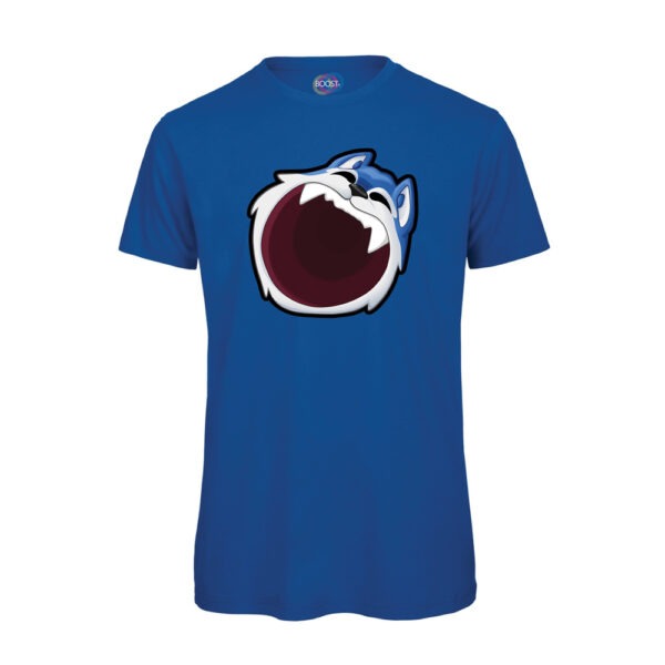T-shirt-Pampero-emote-twitch-uomo-cotone-organico-Boostit-blu
