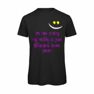 T-shirt-Alice-Stregatto-Maglietta-uomo-cartoni-cotone-organico-Boostit-nero