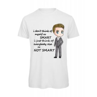 Maglia-Uomo-Suits-Mike-Ross-Serie-TV-bianco