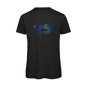 Maglia-Risiko-armata-Blu-uomo-cotone-organico-qualità-Nero