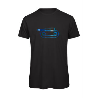 Maglia-Risiko-armata-Blu-uomo-cotone-organico-qualità-Nero