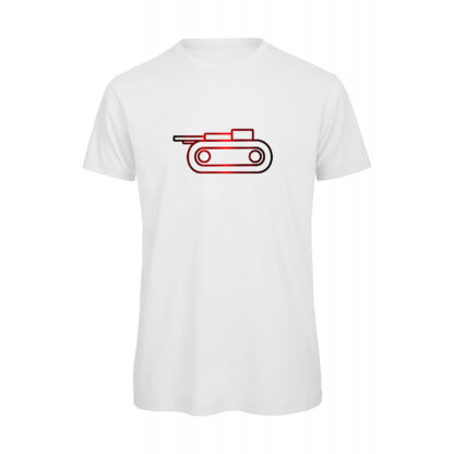 Maglia-Risiko-armata-Rossa-uomo-cotone-organico-qualità-Bianco
