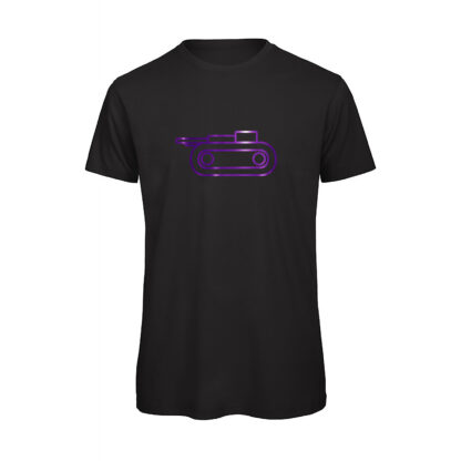 Maglia-Risiko-armata-Viola-uomo-cotone-organico-qualità-Nero