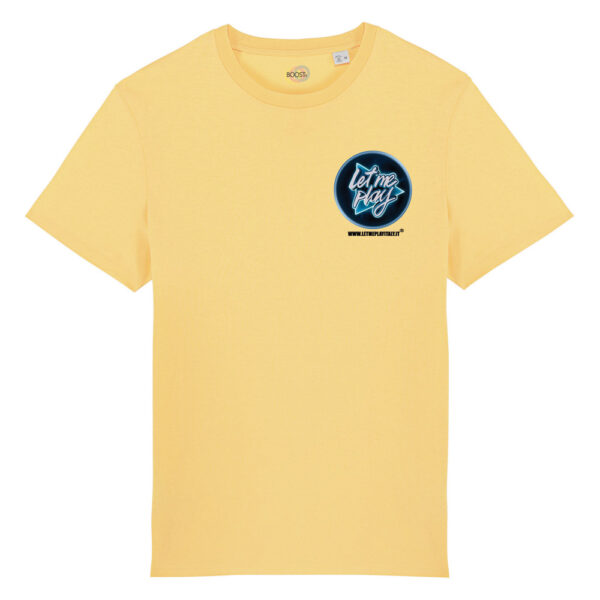 T-shirt-Letmeplay-unisex-cotone-biologico-100%-giallo-cuore-Boostit