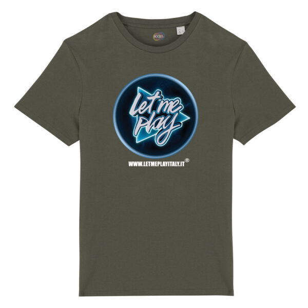 T-shirt-Letmeplay-unisex-cotone-biologico-100%-verde-Boostit