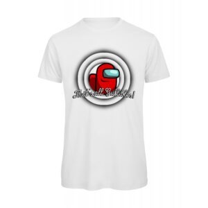 Boostit-T-shirt-Uomo-Among-Us-uomo-cotone-organico-bianco
