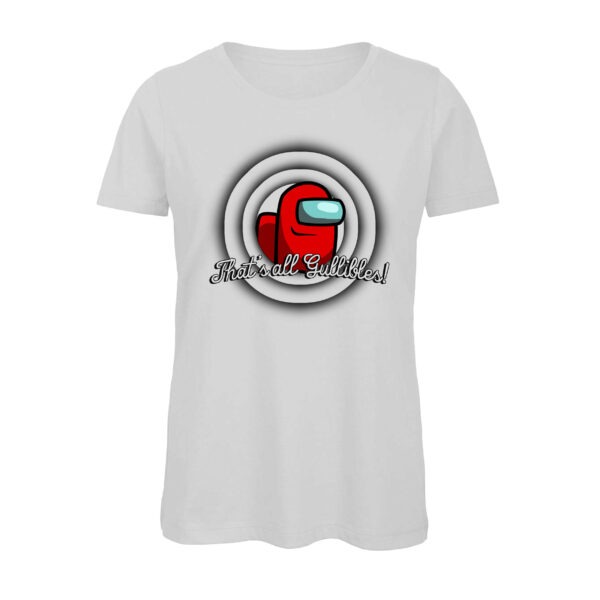 Boostit-T-shirt-Donna-Among-Us-uomo-cotone-organico-bianco