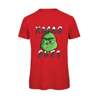 T-shirt-Boostit-Grinch-2021-xmas-cotone-organico-rossa