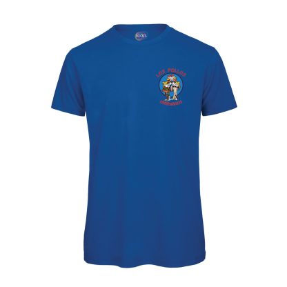 T-shirt-Los-Pollos-Hermanos-Breaking-Bad-Serie-TV-cotone-organico-uomo-blu-Boostit
