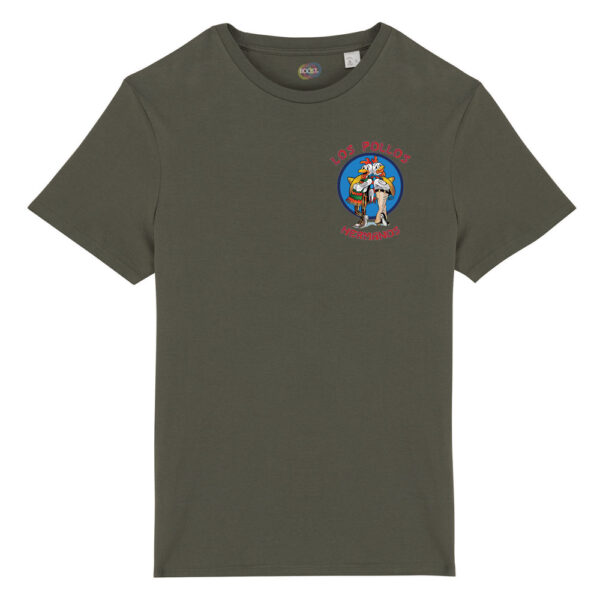 T-shirt-Los-Pollos-Hermanos-Logo-serie-breaking-bad-better-call-saul-boostit-unisex-fronte-verde