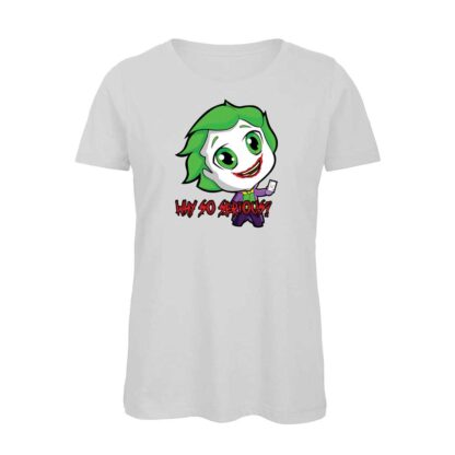 Maglia-Happy-Joker-donna-cotone-organico-qualità-bianco