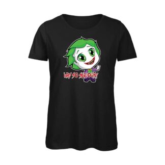 Maglia-Happy-Joker-donna-cotone-organico-qualità-nero