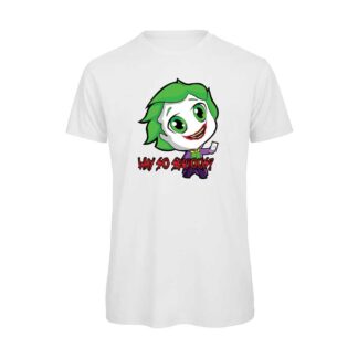 T-shirt-uomo-joker-cotone-organico-Bianco-Boostit