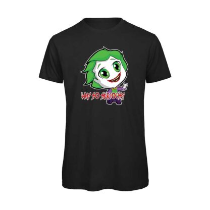 T-shirt-uomo-joker-cotone-organico-Nero-Boostit
