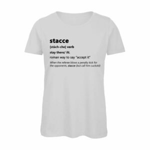 T-shirt donna bianca Stacce