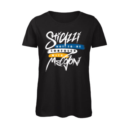 T-shirt Donna nera Sticazzi