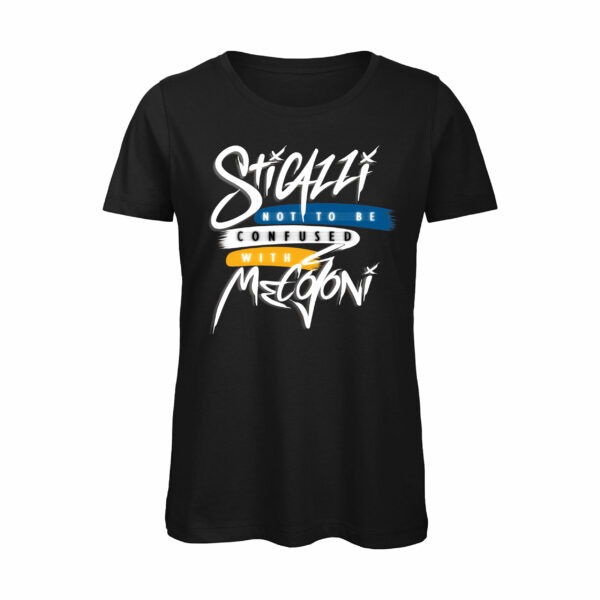 T-shirt Donna nera Sticazzi
