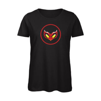 T-shirt-Strimi-Logo-twitch-donna-apex-videogiochi-cotone-organico-Boostit-nero