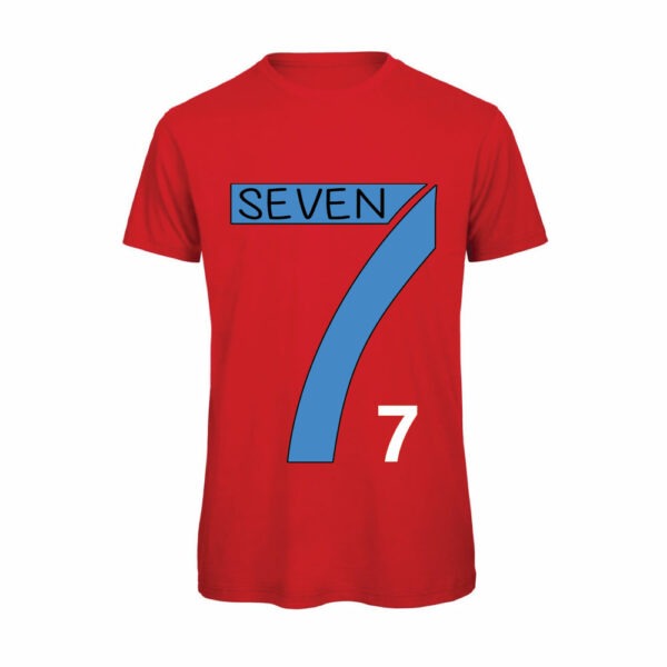 T-shirt-manga-mila-e-shiro-seven-fighters-cotone-organico-uomo-rosso-Boostit