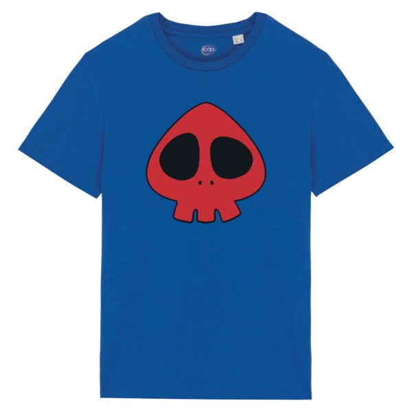 T-shirt-unisex-Yattaman-Anime-cotone-biologico-blu
