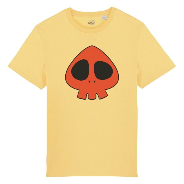 T-shirt-unisex-Yattaman-Anime-cotone-biologico-giallo