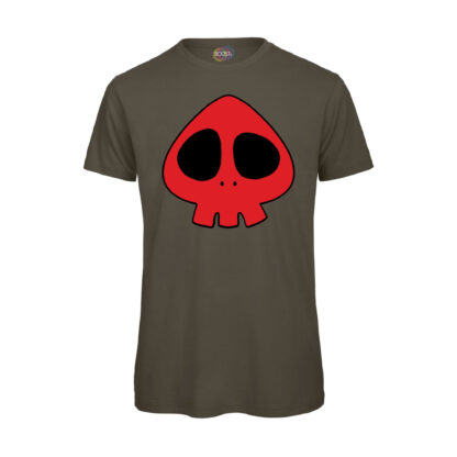 Maglia-Yattaman-Teschio-uomo-cotone-organico-qualità-Verde