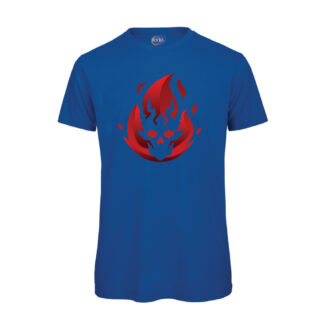 T-shirt-AndreStrong-Logo-twitch-uomo-apex-videogiochi-cotone-organico-Boostit-blu