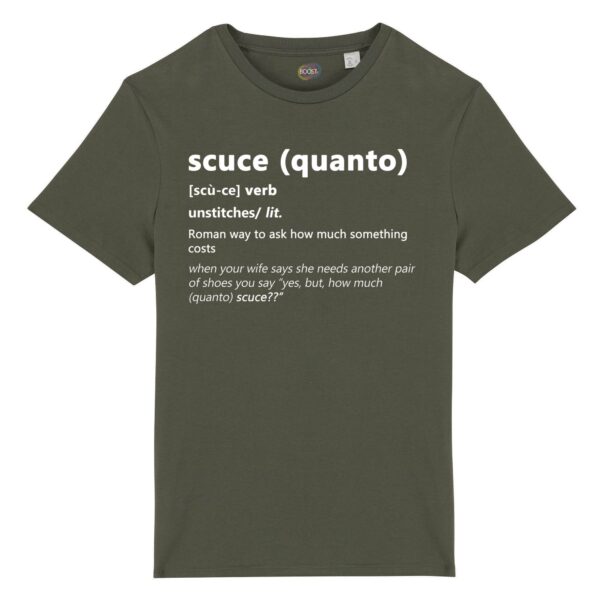T-shirt-scuce-roman-says-cotone-biologico-verde