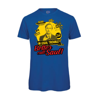 T-shirt-Better-Call-Saul-Breaking-Bad-Serie-TV-cotone-organico-uomo-blu-Boostit