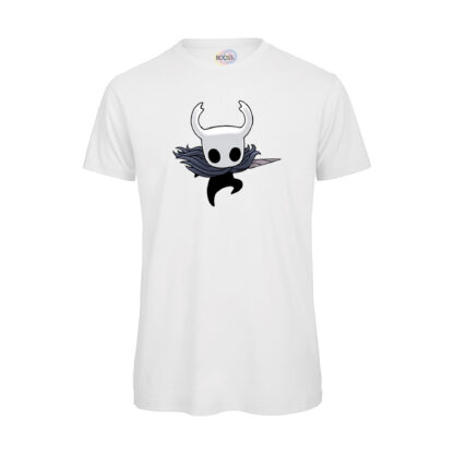 T-shirt-Uomo-Videogiochi-Hollow-K-Night-cotone-organico-boostit-Bianco
