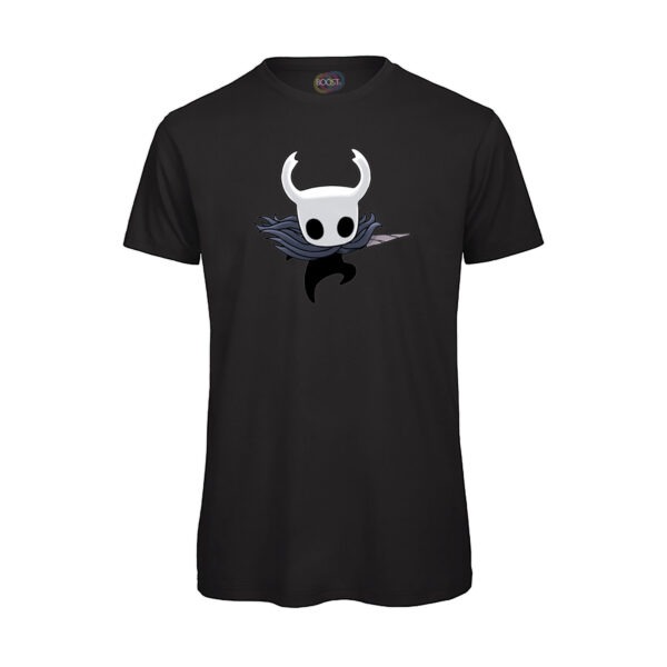 T-shirt-Uomo-Videogiochi-Hollow-K-Night-cotone-organico-boostit-nero