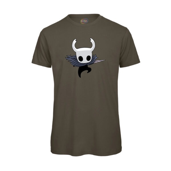 T-shirt-Uomo-Videogiochi-Hollow-K-Night-cotone-organico-boostit-verde
