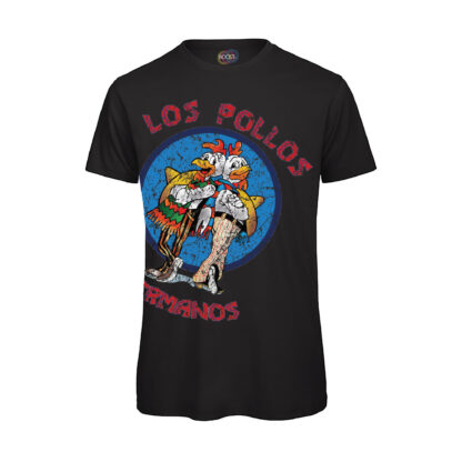 Maglietta-Los-Pollos-Hermanos-Breaking-Bad-Better-Call-Saul-serie-tv-effetto-rovinato-uomo-nero-Boostit