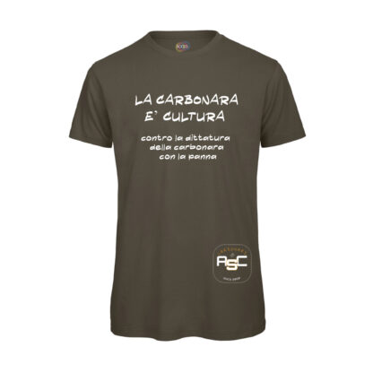 T-shirt-uomo-carbonara-cultura-VERDE