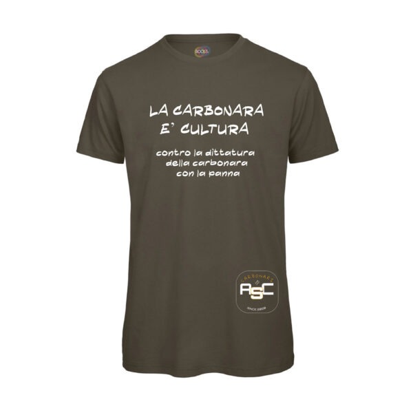 T-shirt-uomo-carbonara-cultura-VERDE