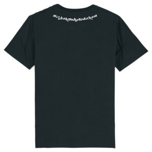 T-shirt-Io-Odio-Dario-Spartan-Morello-cotone-biologico-100%-nero-retro-Boostit
