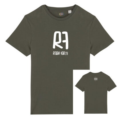 T-shirt-RF-Franchino-er-criminale-cotone-biologico-verde-unisex-boostit