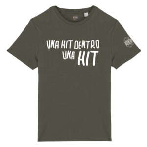 T-shirt-Hit-Franchino-er-criminale-cotone-biologico-verde-unisex-boostit