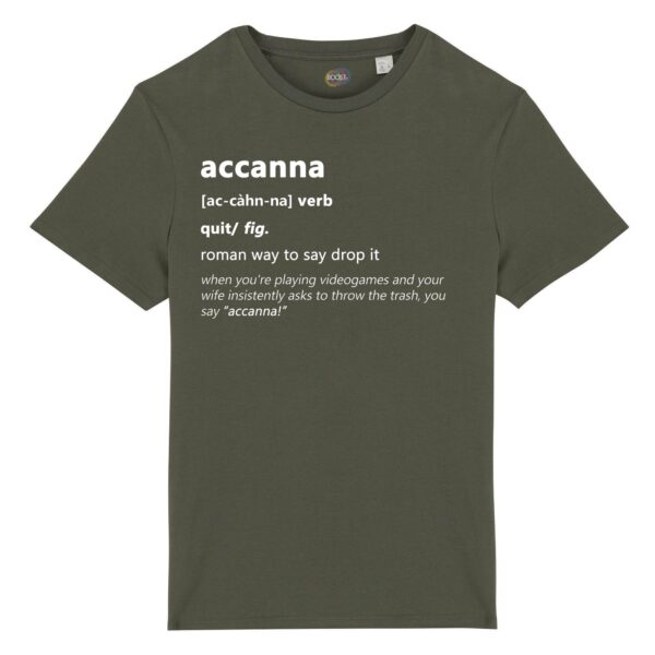 T-shirt-accanna-roman-says-cotone-biologico-verde
