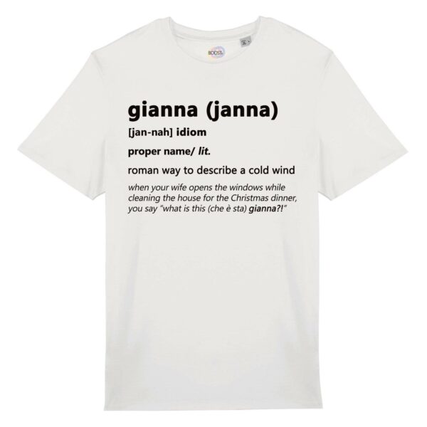 T-shirt-janna-roman-says-cotone-biologico-bianco