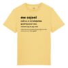 T-shirt-mecojoni-roman-says-cotone-biologico-giallo