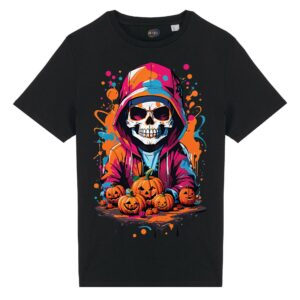 T-shirt-unisex-Halloween-Skull-Boy-nero