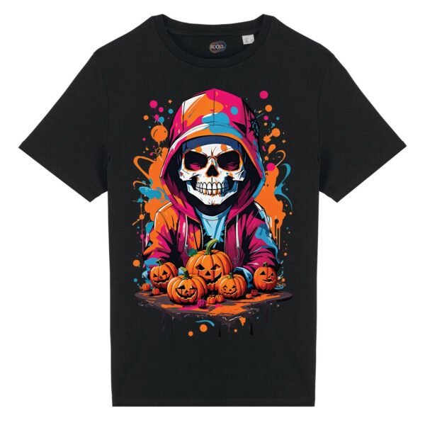 T-shirt-unisex-Halloween-Skull-Boy-nero