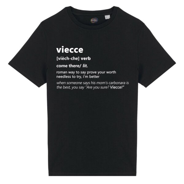 T-shirt-viecce-roman-says-cotone-biologico-nero