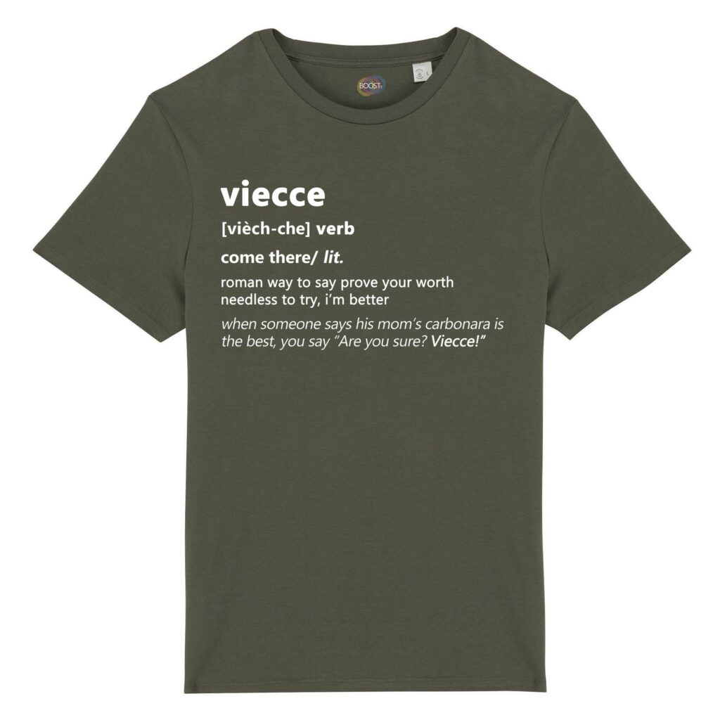 T-shirt-viecce-roman-says-cotone-biologico-verde